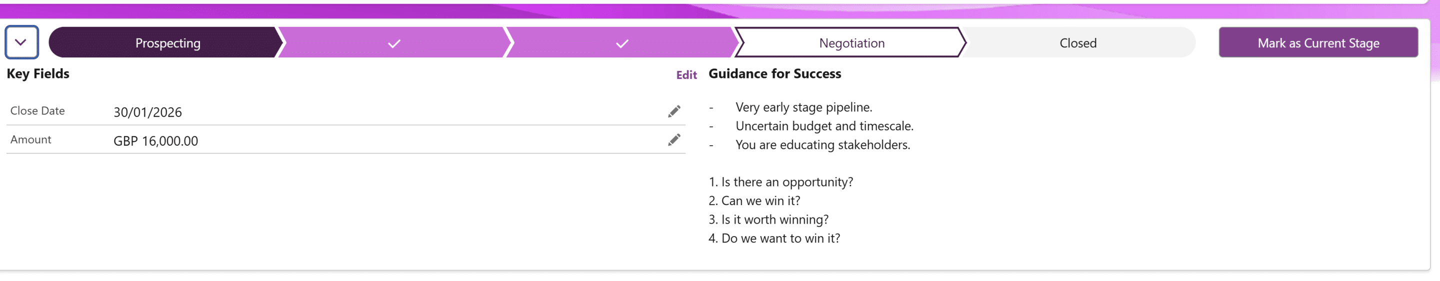 Lightning Path with exit criteria