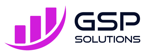 gsp solutions navy full logo